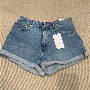 Zara High Rise Shorts